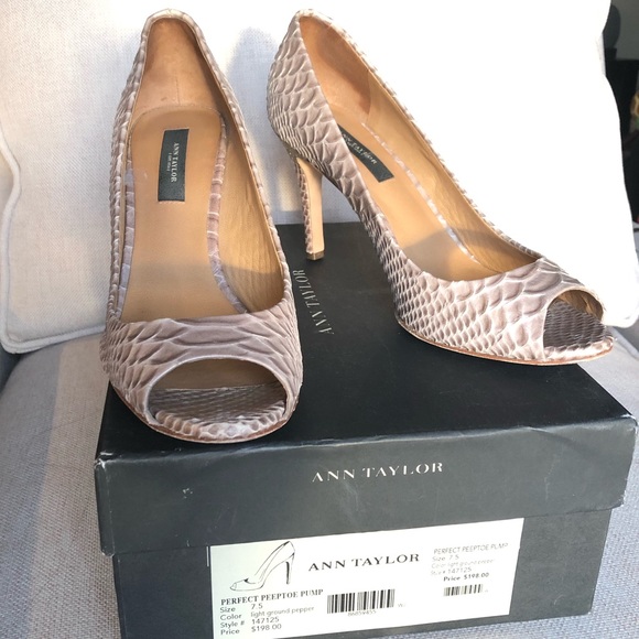 Ann Taylor Shoes - Ann Taylor Peep-toe Heels